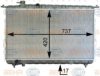 BEHR HELLA SERVICE 8MK 376 762-481 Radiator, engine cooling